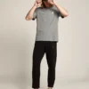 Pantaloni da jogging da uomo neri con stella sul davanti
