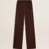 Pantaloni da jogging marroni da donna