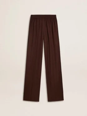 Pantaloni da jogging marroni da donna
