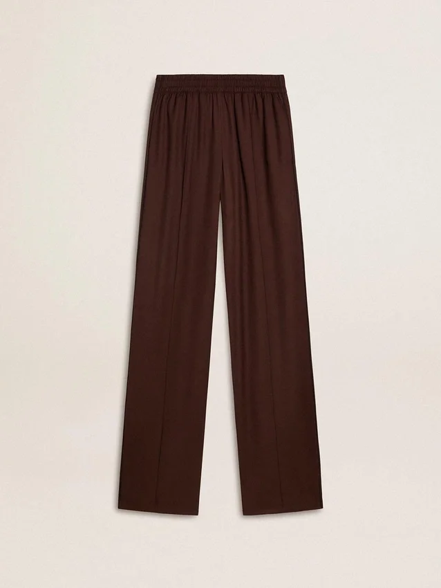 Pantaloni da jogging marroni da donna