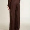 Pantaloni da jogging marroni da donna