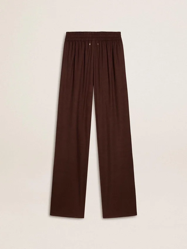 Pantaloni da jogging marroni da donna