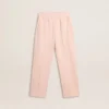 Pantaloni da jogging rosa per bambine con stampa
