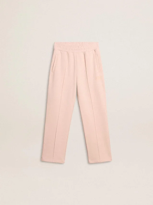 Pantaloni da jogging rosa per bambine con stampa