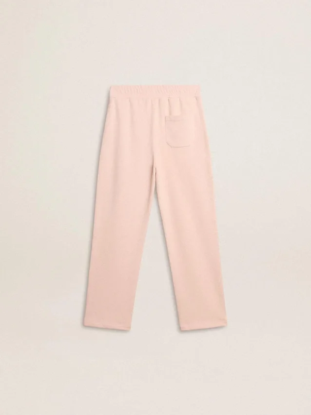 Pantaloni da jogging rosa per bambine con stampa