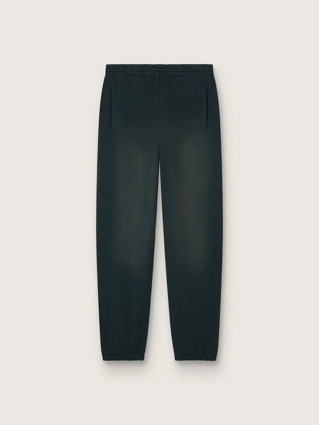 Pantaloni da jogging unisex neri lavati