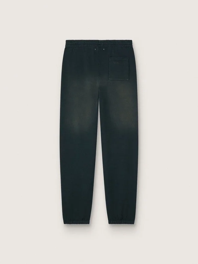 Pantaloni da jogging unisex neri lavati