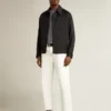 Pantaloni da uomo in denim bianco
