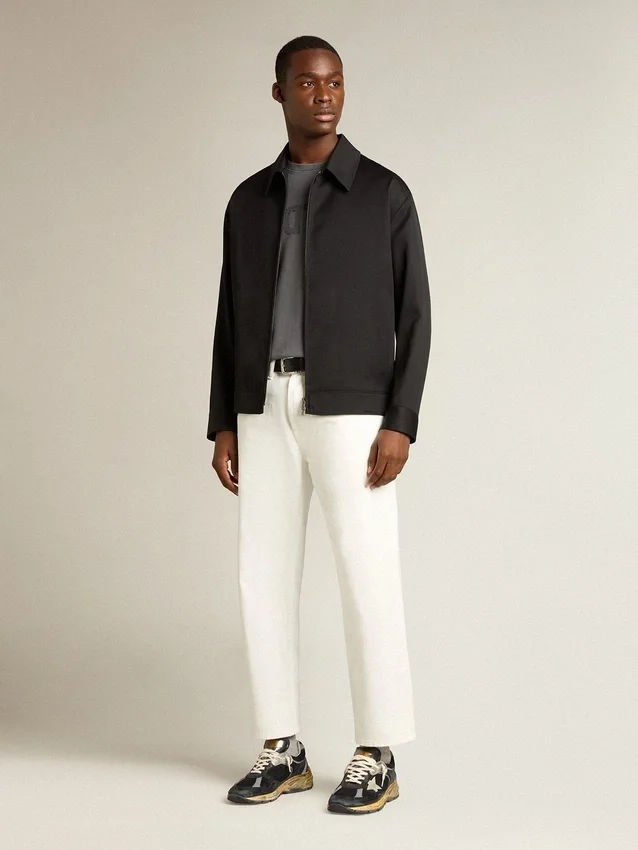 Pantaloni da uomo in denim bianco