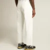 Pantaloni da uomo in denim bianco