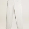 Pantaloni da uomo in denim bianco