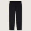 Pantaloni da uomo in gabardina di lana nera