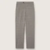 Pantaloni da uomo slim fit con motivo a quadri Prince of Wales grigio