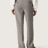 Pantaloni da uomo slim fit con motivo a quadri Prince of Wales grigio