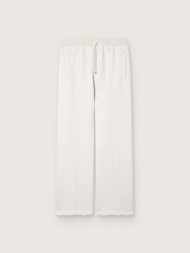 Pantaloni della tuta unisex Star in felpa grigio melange