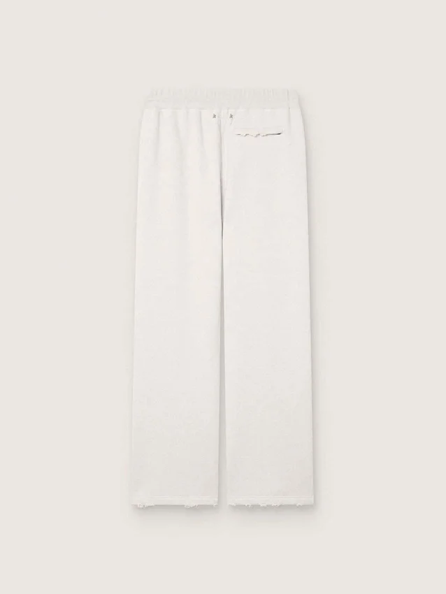Pantaloni della tuta unisex Star in felpa grigio melange