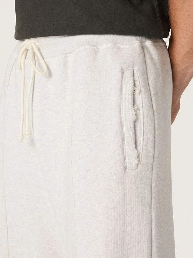 Pantaloni della tuta unisex Star in felpa grigio melange