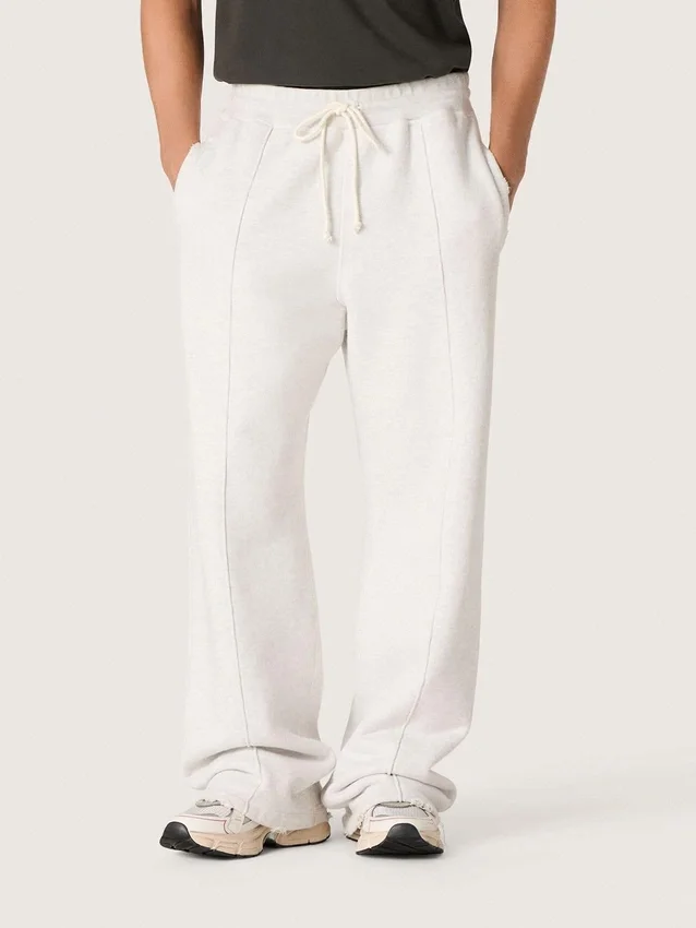 Pantaloni della tuta unisex Star in felpa grigio melange
