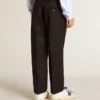 Pantaloni per bambini in lana blu scuro