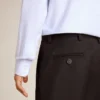 Pantaloni per bambini in lana blu scuro