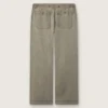 Pantaloni unisex in denim grigio con coulisse e stella