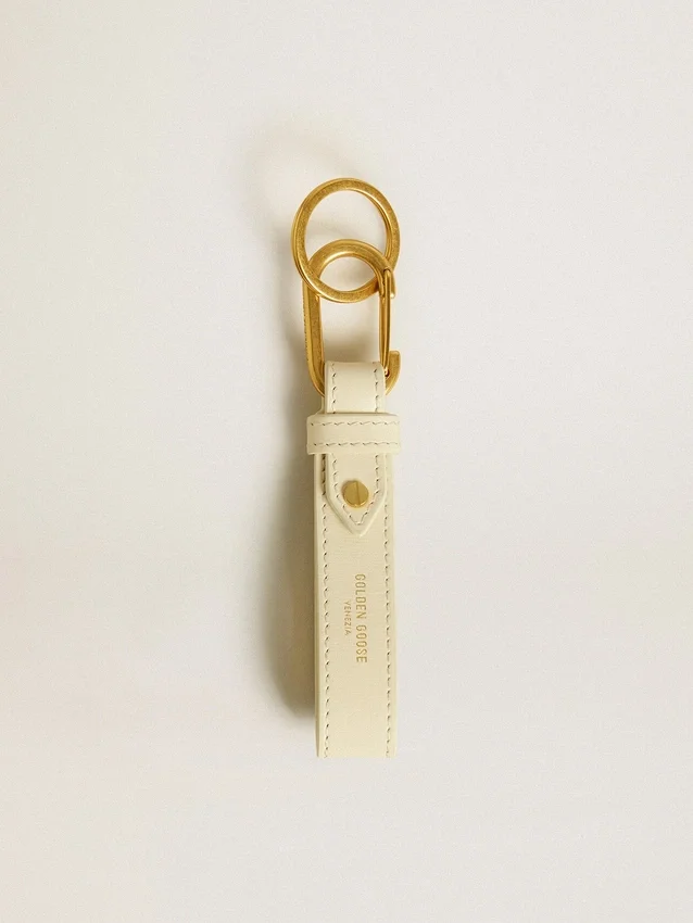 Portachiavi Worn White