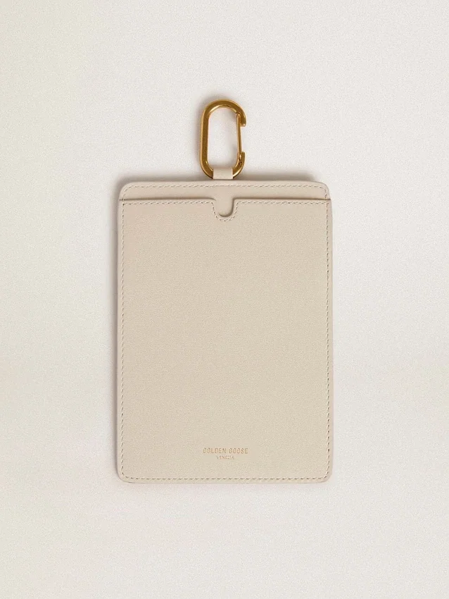 Portadocumenti Worn White