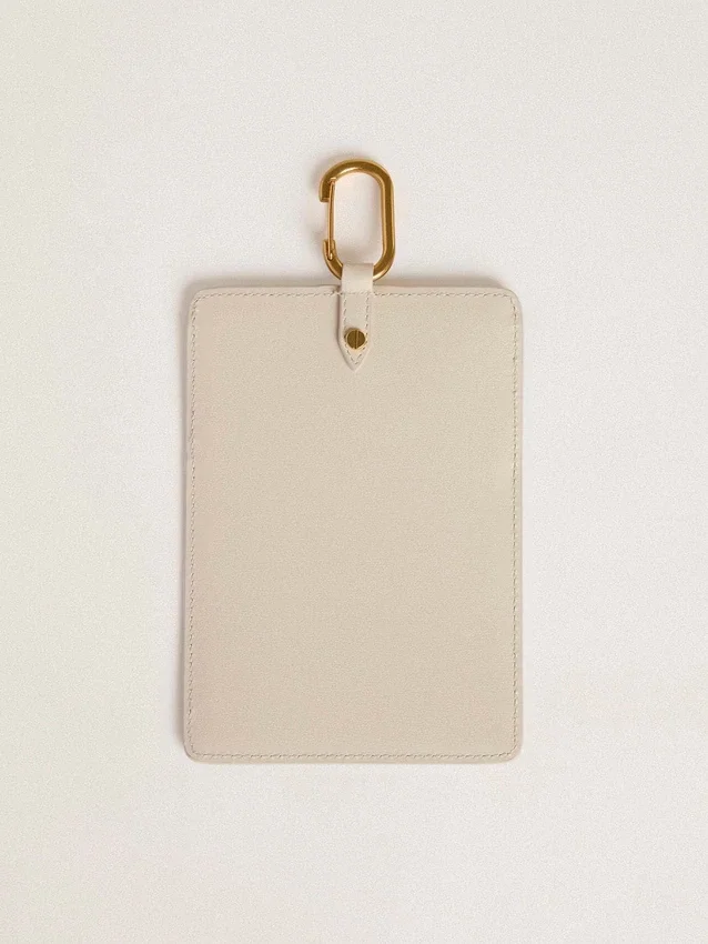Portadocumenti Worn White