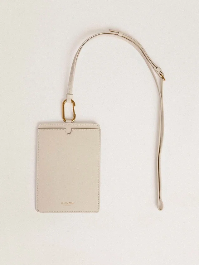 Portadocumenti Worn White