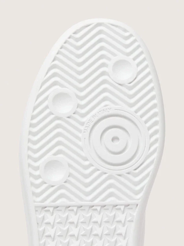 Purestar da donna a base biologica con stella bianca e linguetta sul tallone