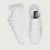 Purestar da donna in pelle bianca con stella in cristallo Swarovski argento