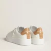 Purestar da uomo con stella in pelle e linguetta sul tallone in pelle con stampa coccodrillo