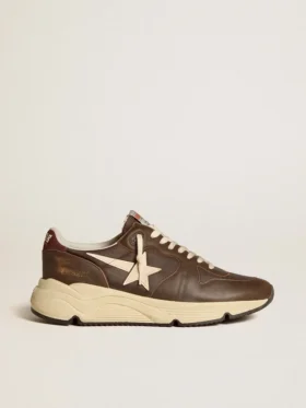 Running Sole in nylon e pelle con stella in TPU e linguetta sul tallone in nabuk