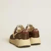 Running Sole in nylon e pelle con stella in TPU e linguetta sul tallone in nabuk