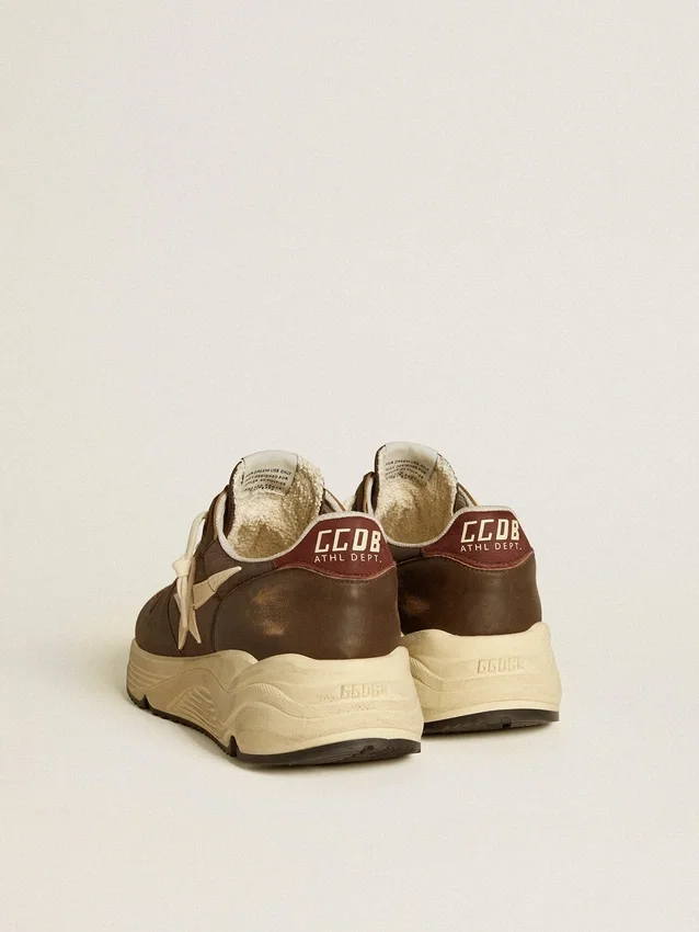 Running Sole in nylon e pelle con stella in TPU e linguetta sul tallone in nabuk