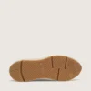 Running Sole in pelle scamosciata grigia con stella bianca e linguetta sul tallone bianca