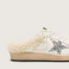 Sabot Ball Star con stella glitterata e fodera in shearling
