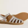 Sandali Maxime Junior in micro-glitter argento