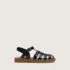 Sandali Maxime Junior in pelle blu navy