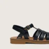 Sandali Maxime Junior in pelle blu navy
