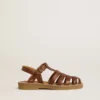 Sandali Maxime Young in pelle marrone