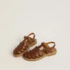 Sandali Maxime Young in pelle marrone
