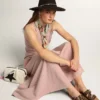 Sandali piatti da donna Margaret in pelle di pony con stampa leopardata