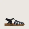 Sandali Young Maxime in pelle blu navy