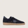 Scarpa Ball Star da donna in pelle scamosciata blu scuro con stella glitterata blu scuro