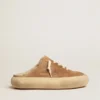 Scarpe da donna Space-Star in pelle scamosciata color tabacco con fodera in montone