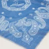 Sciarpa LTD con motivo paisley e stampa “I love Melbourne”