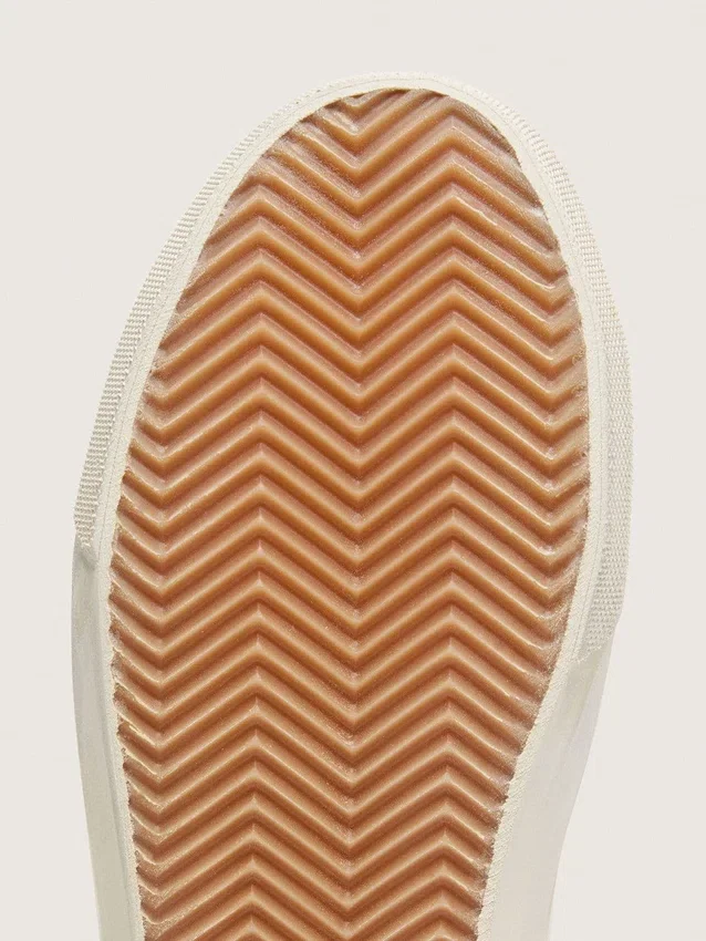Slide da donna in pelle bianca con stella glitterata argento e dettaglio in pelle rosa