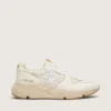 Sneaker da uomo con Running Sole in mesh e nappa bianca