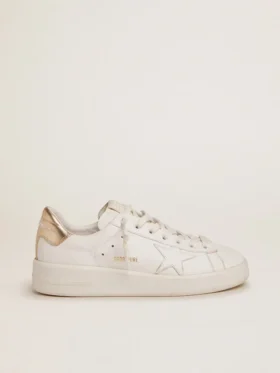 Sneakers Purestar da donna con linguetta sul tallone color oro